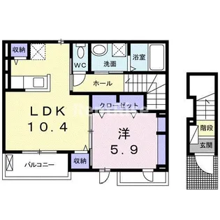 ノーベルメゾン セドレ【2階】の間取り
