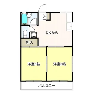 グレースボーン【2階】の間取り