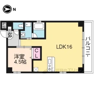ESPERANZA御所西【3階】の間取り