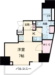 フェルクルールプレスト池袋WEST【10階】の間取り