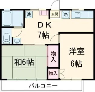 カーサフィオーレ【2階】の間取り