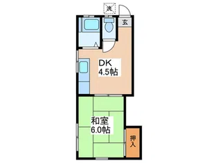 丸山荘【1階】の間取り