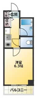 ヴェルテラスすずき【2階】の間取り