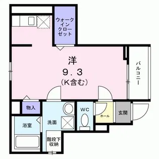 セレナ 上井草【1階】の間取り