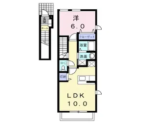リーヴi II【2階】の間取り