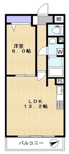 confortable(コンフォータブル)【3階】の間取り