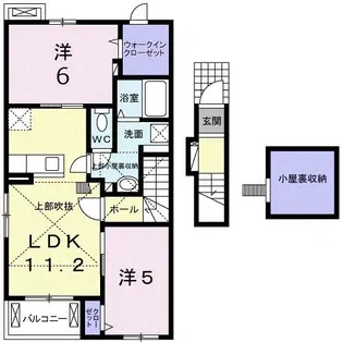 フランII【2階】の間取り