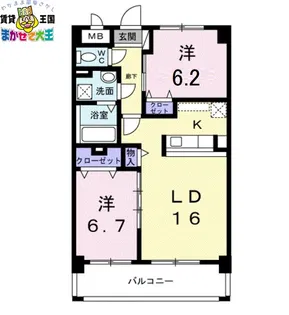 桜雲閣【3階】の間取り
