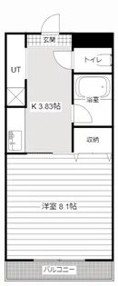 イーストコート21【2階】の間取り