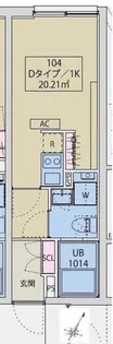 MAXIV CITY板橋区役所前【1階】の間取り
