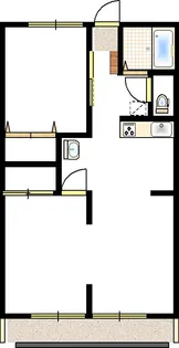 シティハイムアネックスA【2階】の間取り