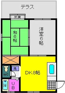 STヴィラ【1階】の間取り