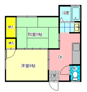Kコーポ【2階】の間取り