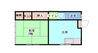 坪井荘【2階】の間取り