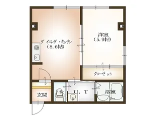 武田ビル【2階】の間取り