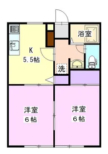 アーバンヒルA【1階】の間取り