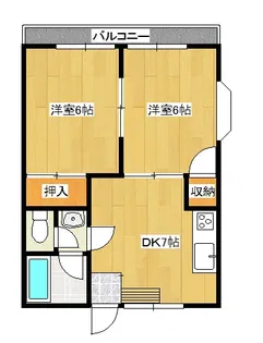 アストル【2階】の間取り