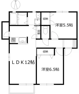 フォーレス壱番館【1階】の間取り
