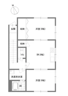 ハイツ青木【2階】の間取り