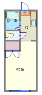 宮城県仙台市若林区文化町【アパート】の間取り