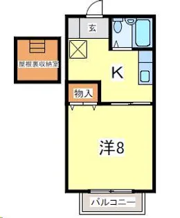 桜ハイツ【2階】の間取り