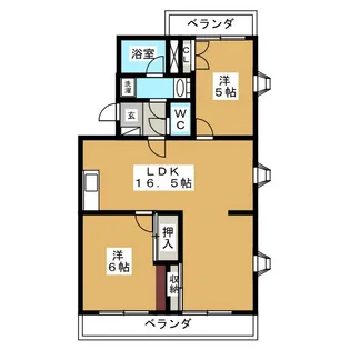 ESTA南行徳【3階】の間取り