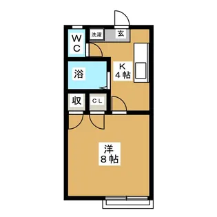 ラ・メゾン・ア・ドーム【1階】の間取り