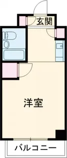 ラ・ポルト国立【3階】の間取り