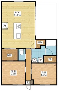 WINDMUHLE=BUNKYO【2階】の間取り