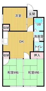 リバティー伊藤【2階】の間取り
