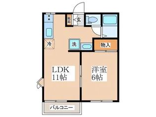 コーポ吉村【2階】の間取り