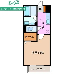 ボナンザ【1階】の間取り