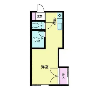 リバーハイツ井上【1階】の間取り