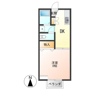 プラティ ニューセジュール【1階】の間取り