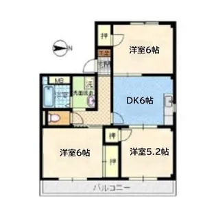 CASA・DE・SOL【1階】の間取り