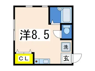 メゾンドセリバテ-ルII【1階】の間取り