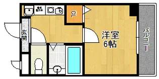 セリバテール伊丹【4階】の間取り