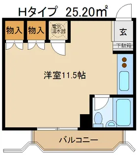 マンション高崎栄町【5階】の間取り