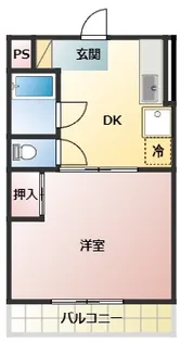 マンションエタニティー【4階】の間取り