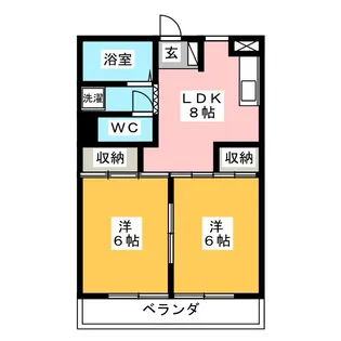 マンションオザキ【3階】の間取り