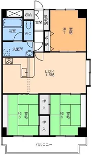エル・エディフィシオE-1【6階】の間取り