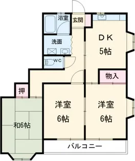 ユーハイム【2階】の間取り