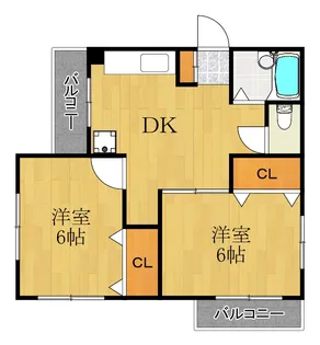 神奈川県横浜市港北区高田東4【マンション】の間取り
