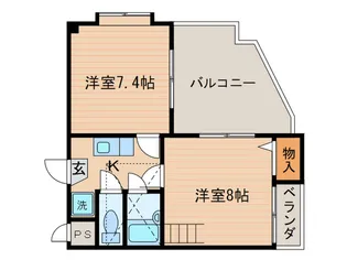 メゾンショウエイ【5階】の間取り