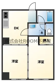 2DKの間取り画像