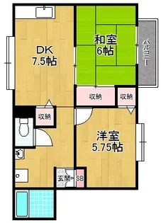ウインディ・彩II【2階】の間取り