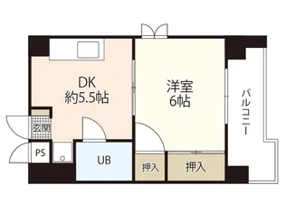 第3久保井ビル【5階】の間取り