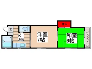 リベラルハウス【2階】の間取り