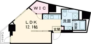 サクラスプリング高輪【11階】の間取り