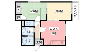 兵庫県西宮市甲子園口2【マンション】の間取り